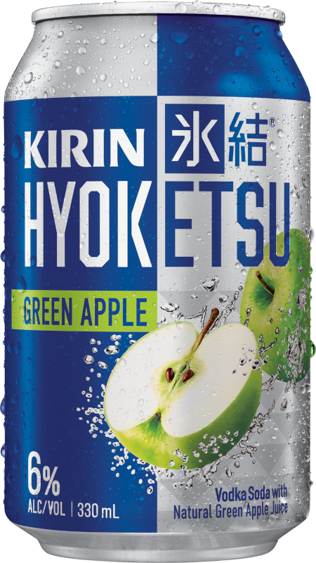 Kirin_Hyoketsu_Green Apple_330mL_Can_Front_2500x2500 - Kirin Hyoketsu NZ - Kirin Hyoketsu NZ
